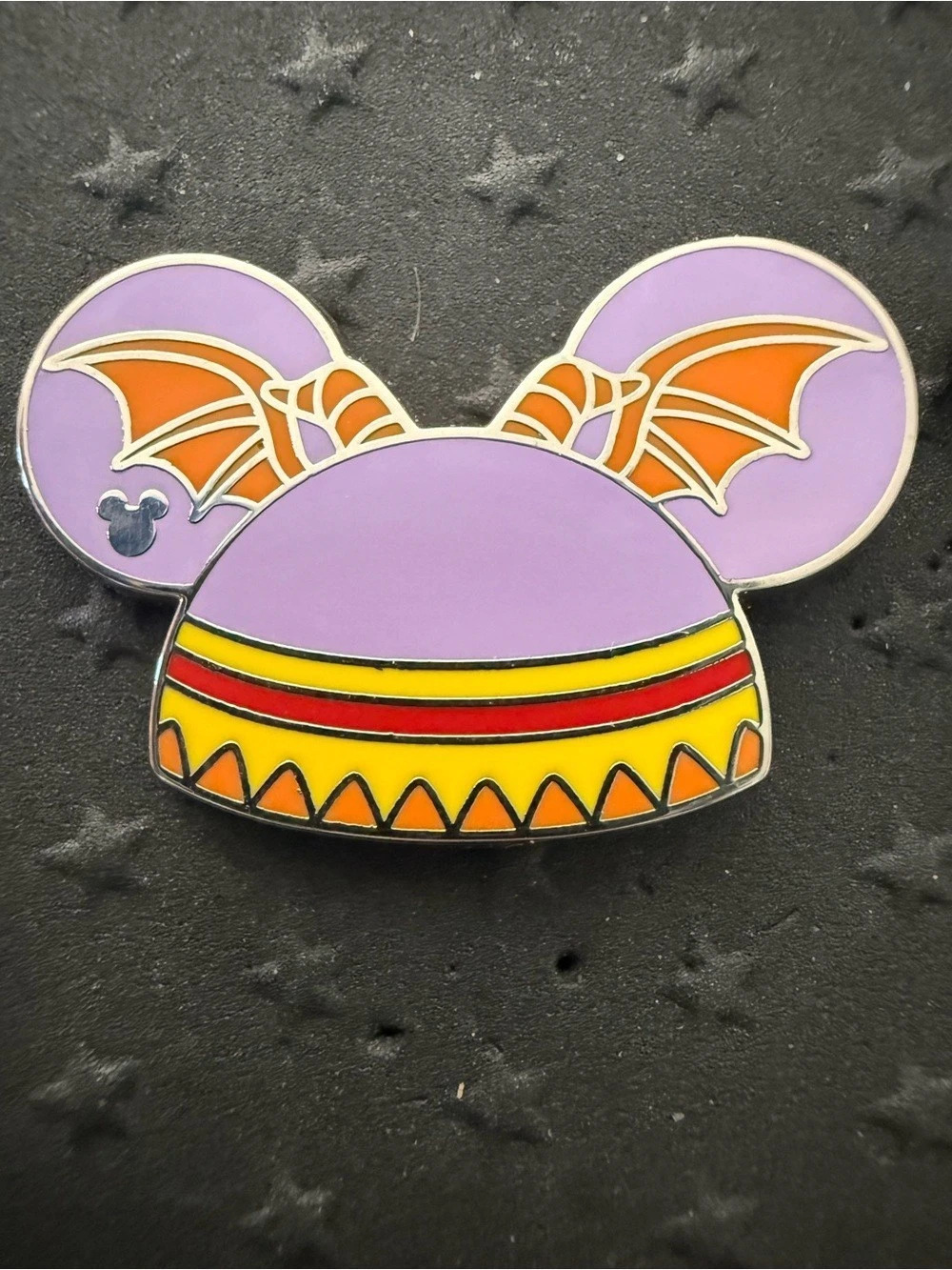 Disney Figment Ear Hat Chaser Pin - 2024 Hidden Disney Collection Purple &